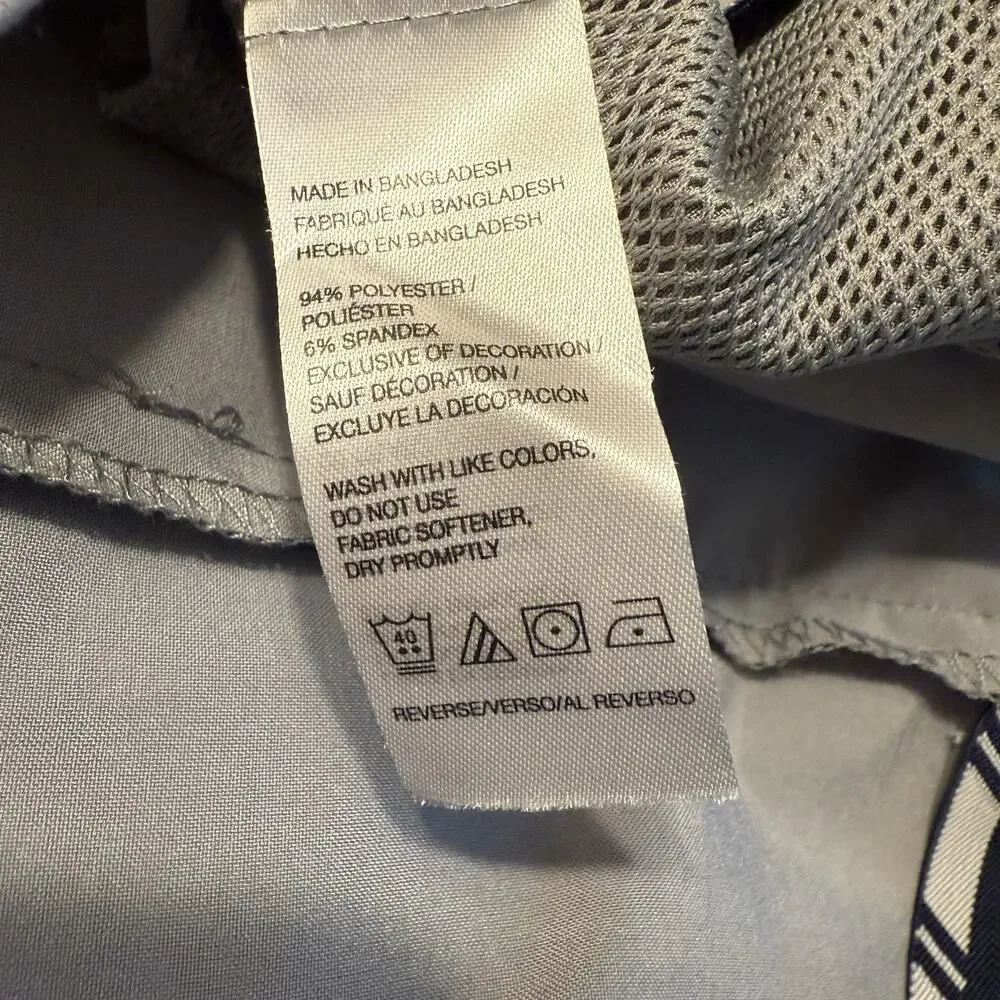 Izod Golf Chino Pants Mens 38x34‎ Gray Performance Stretch Office Casual Staple